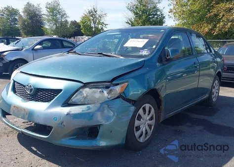 2009 Toyota Corolla Le из США, поврежденный, VIN JTDBL40E69J013913